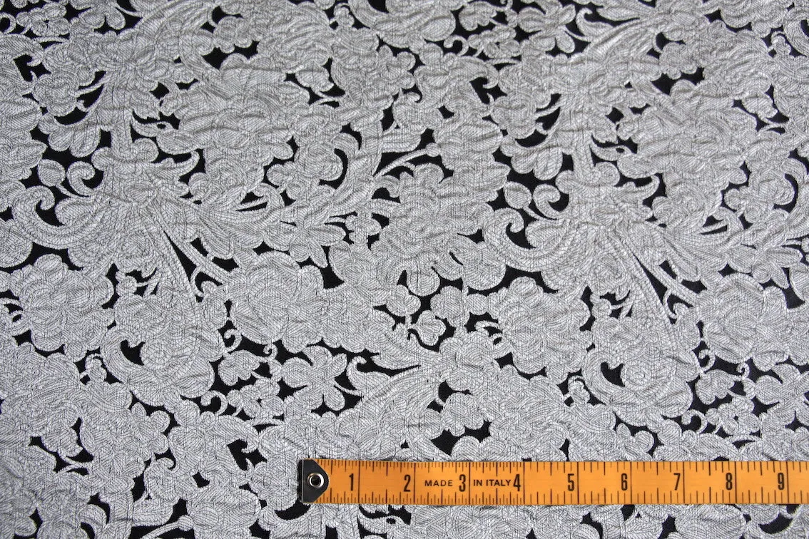 Alberto's Silver Jacquard