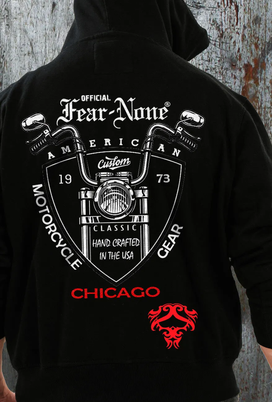 American "Custom Old Bike" Hoodie