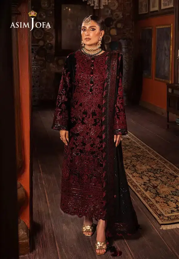 Asim Jofa | Makhmal Wedding Velvet 23 | AJMM-12