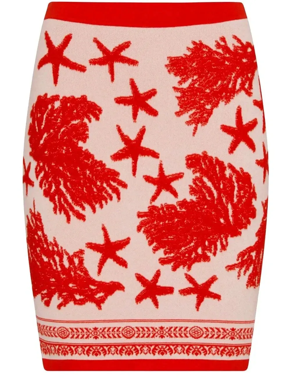 Barocco Sea Knit Mini Skirt