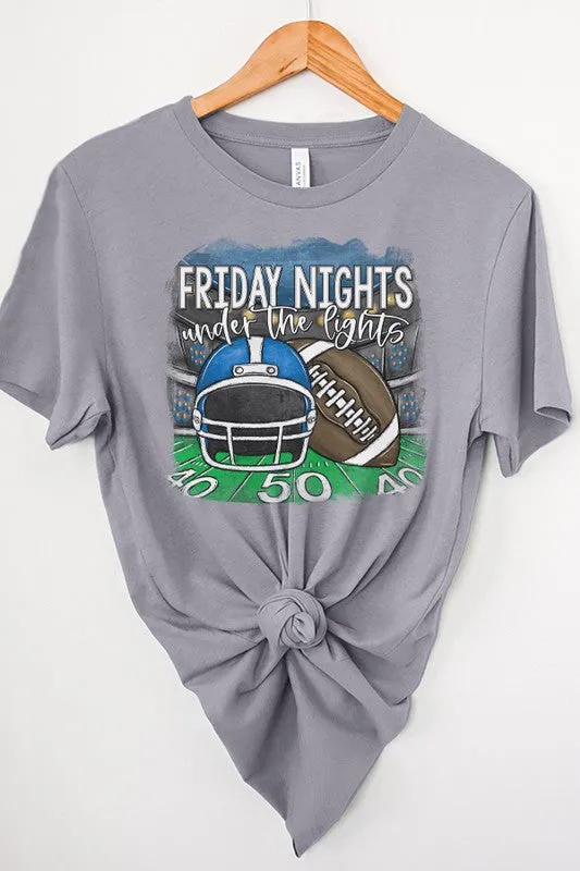 Blue Helmet Friday Nights Under Lights Tee