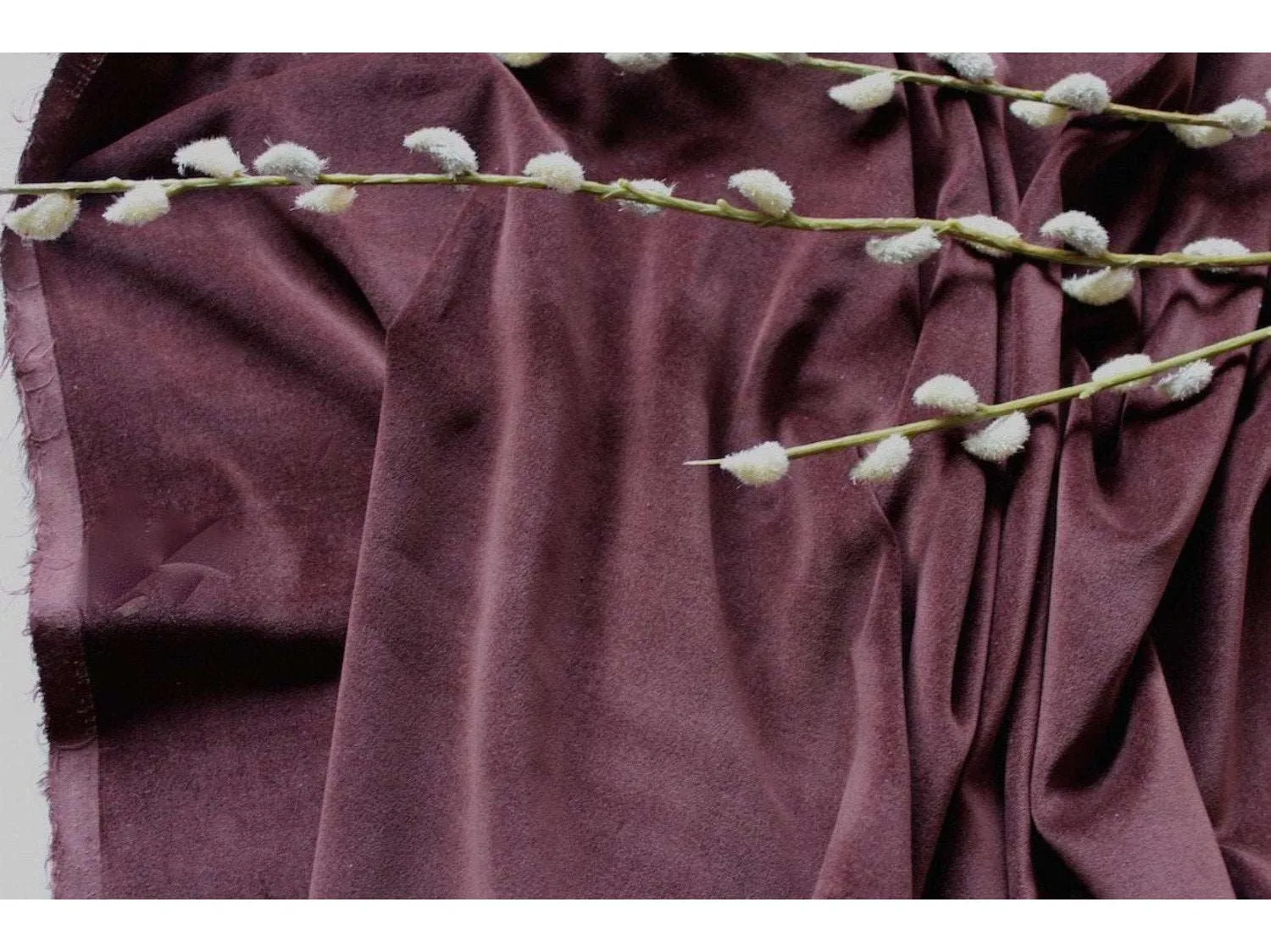 BROWN - Cotton Dressmaking Velvet Fabric - Lightweight FOR Crafting, Cushion Making and Dresses