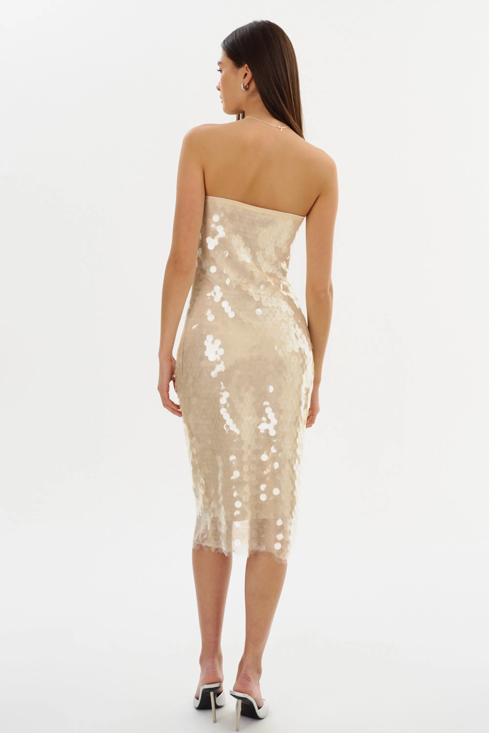 DERRICA |  Sequin Midi Dress