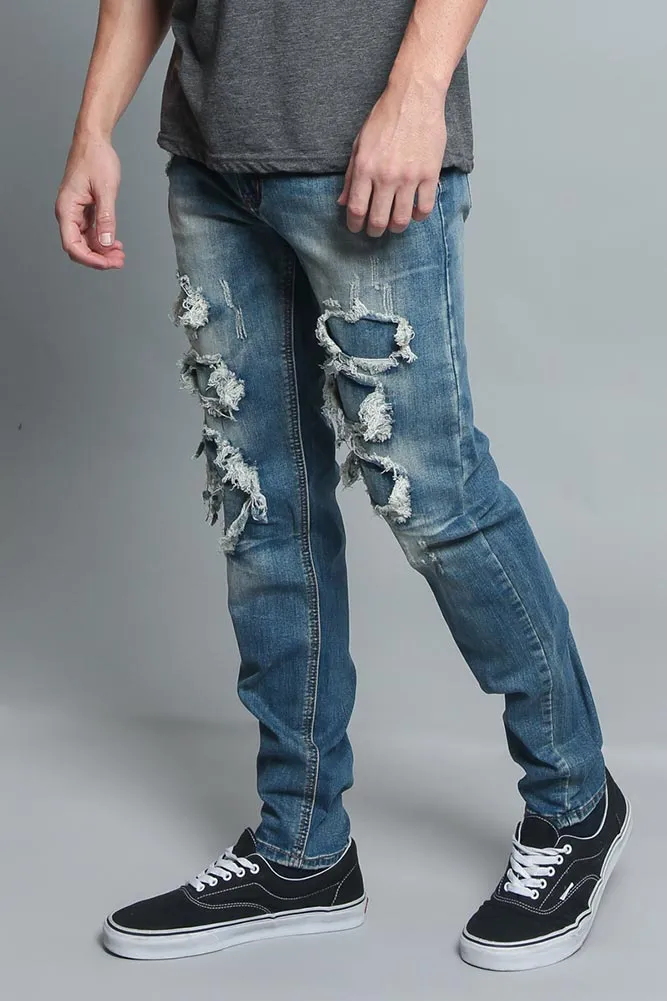 Distressed Illusion Jeans