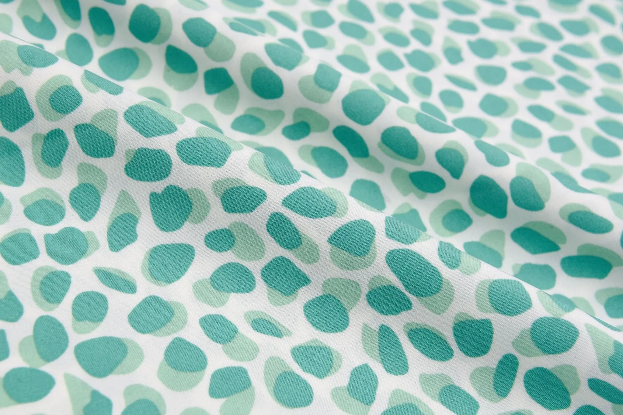 Four way Stretch Chiffon Dots & Dashes  Printed