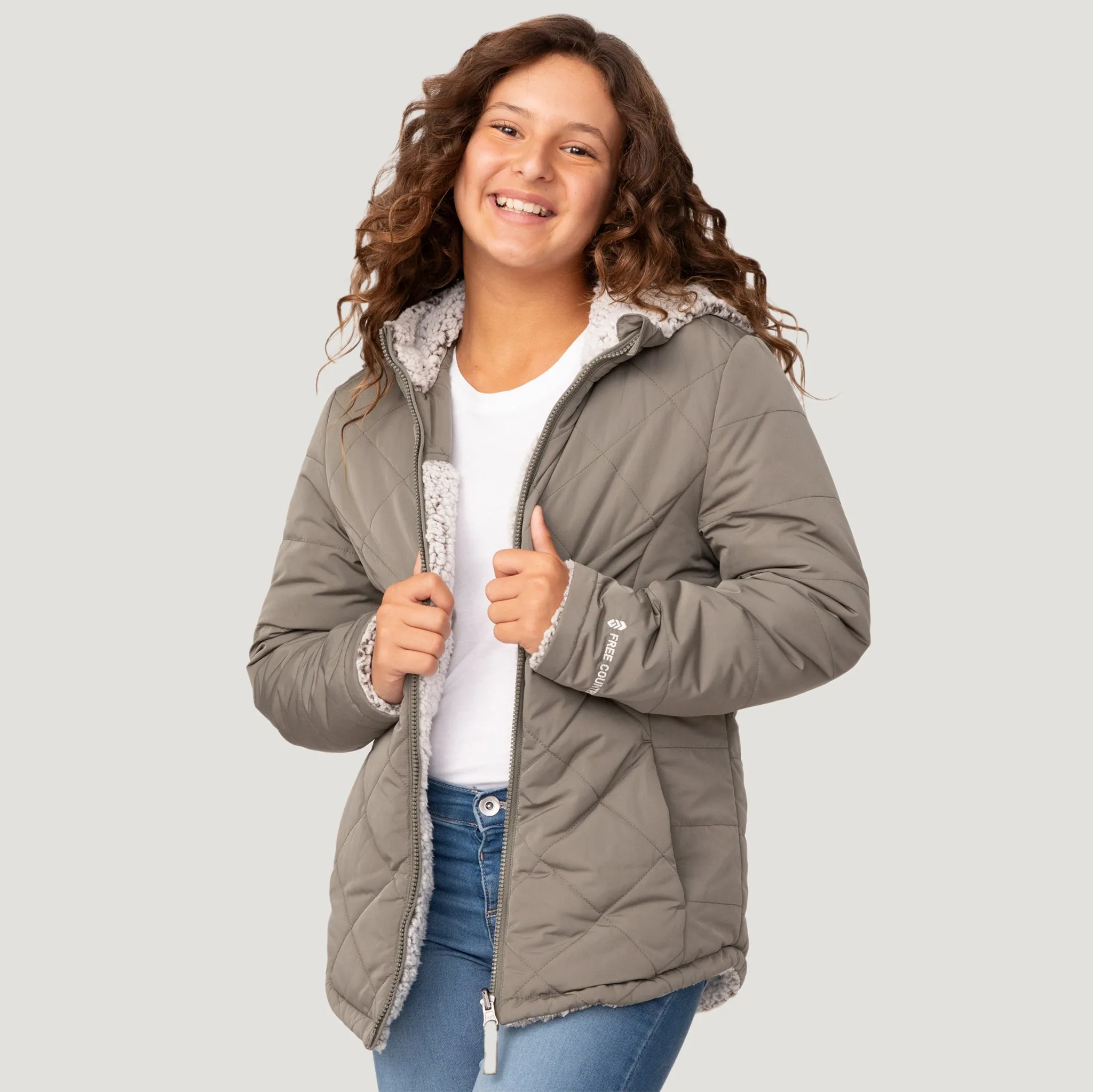 Girls' Stratus Lite Reversible Jacket