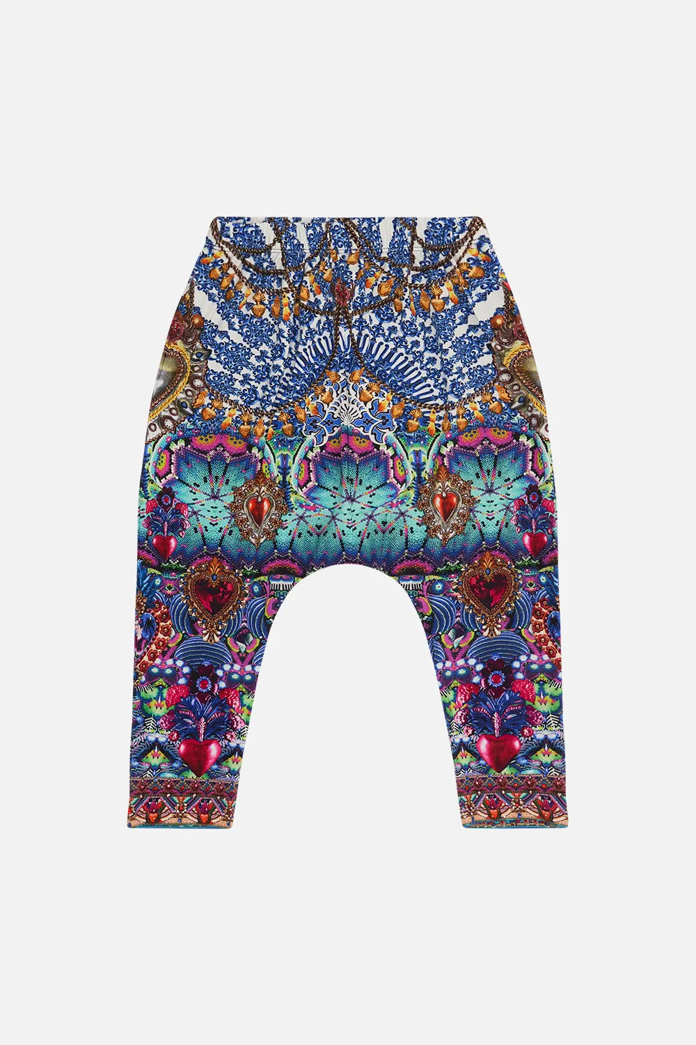 KIDS DROP CROTCH HAREM PANT 4-10 LUCKY CHARMS