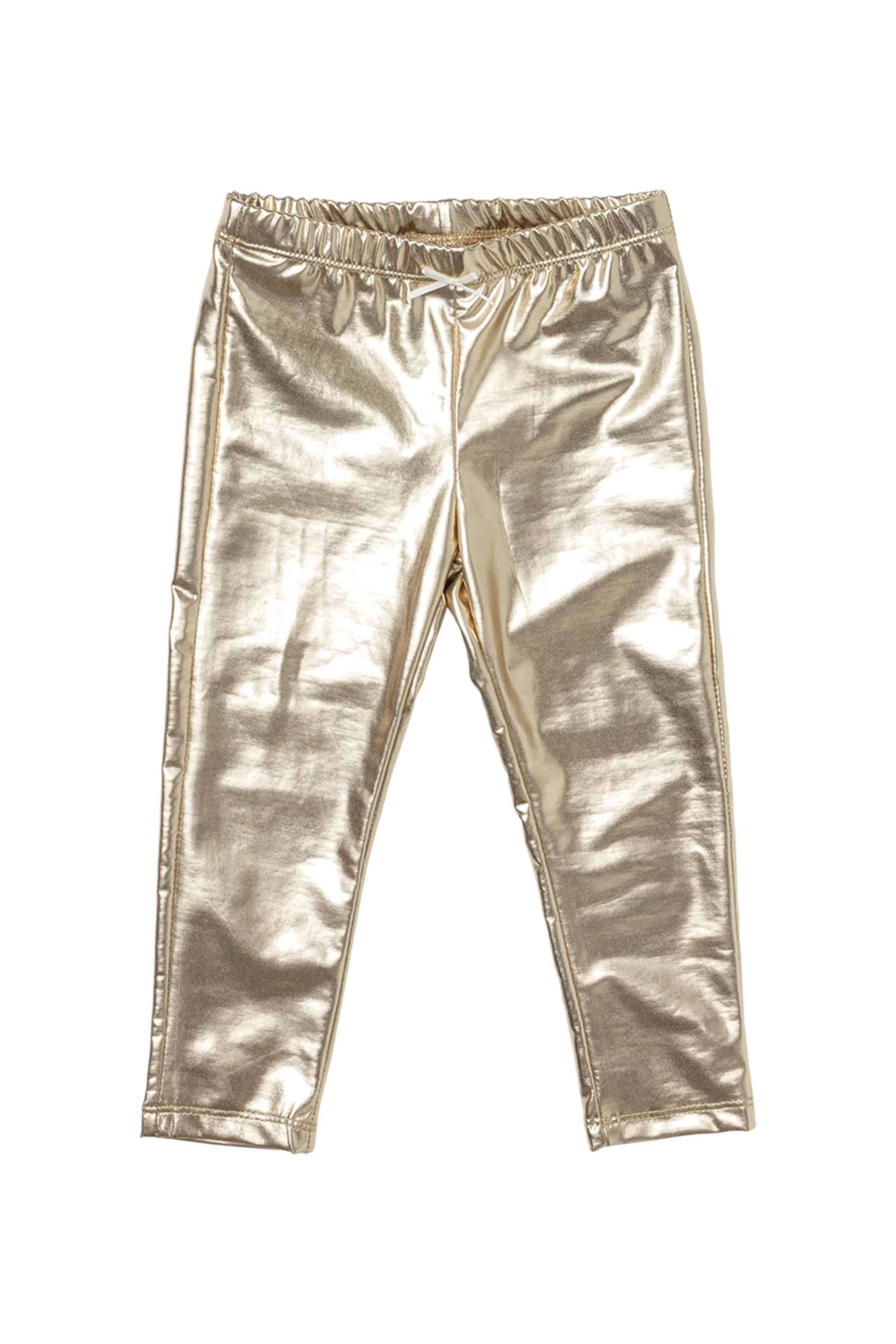 Lame Leggings (Light Gold)