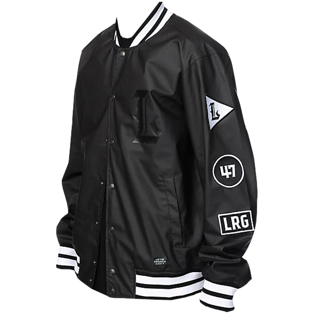 LRG Men's 47Th Ward Posse Starter Jacket Black