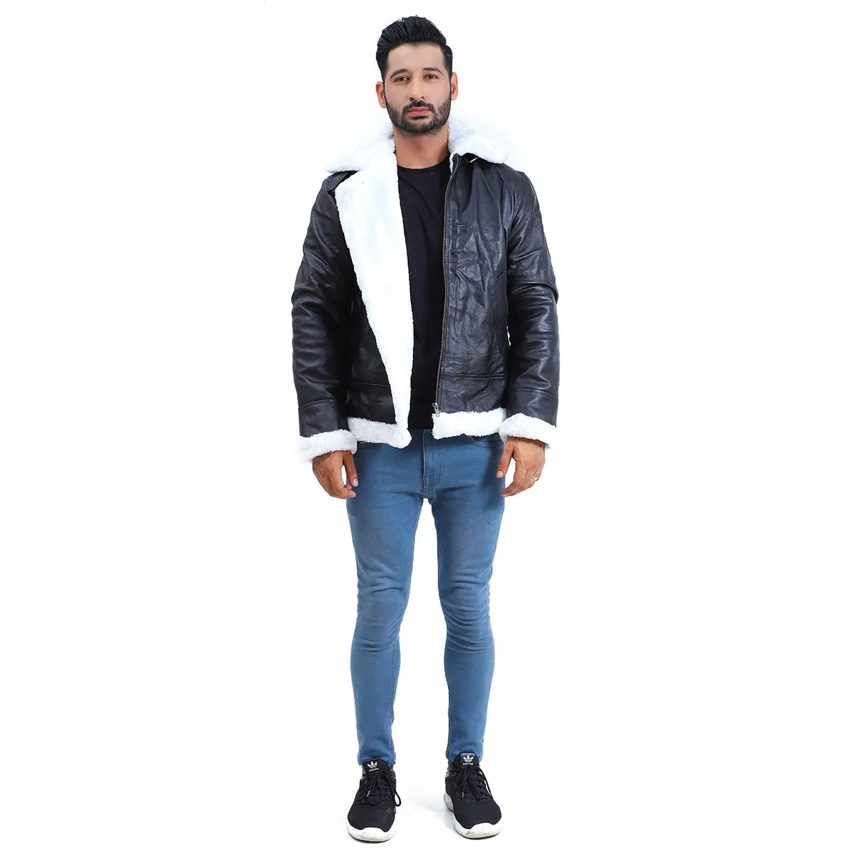 Men's Aviator B3 Bomber Leather Jacket