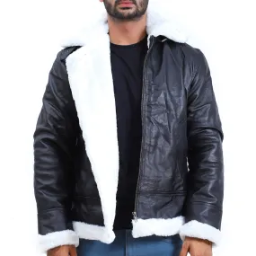 Men's Aviator B3 Bomber Leather Jacket