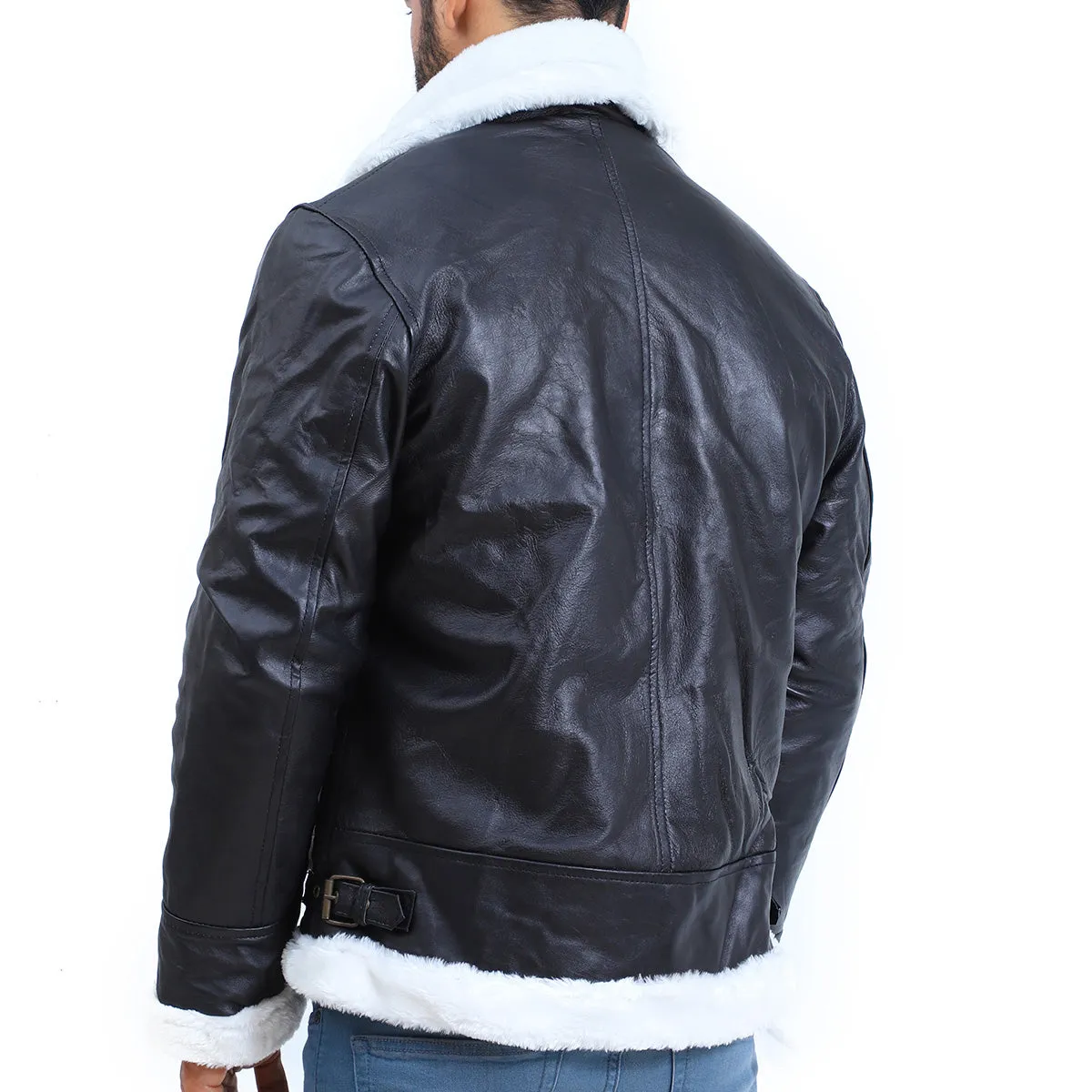 Men's Aviator B3 Bomber Leather Jacket