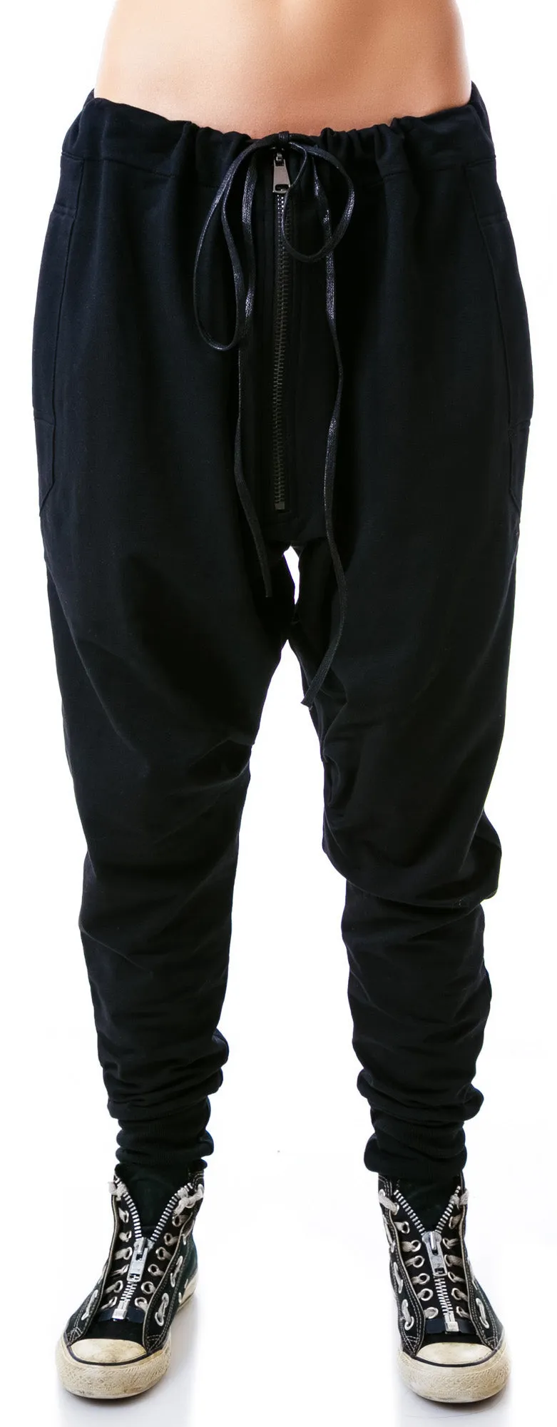 Night Prowler Drop Front Sweat Pants