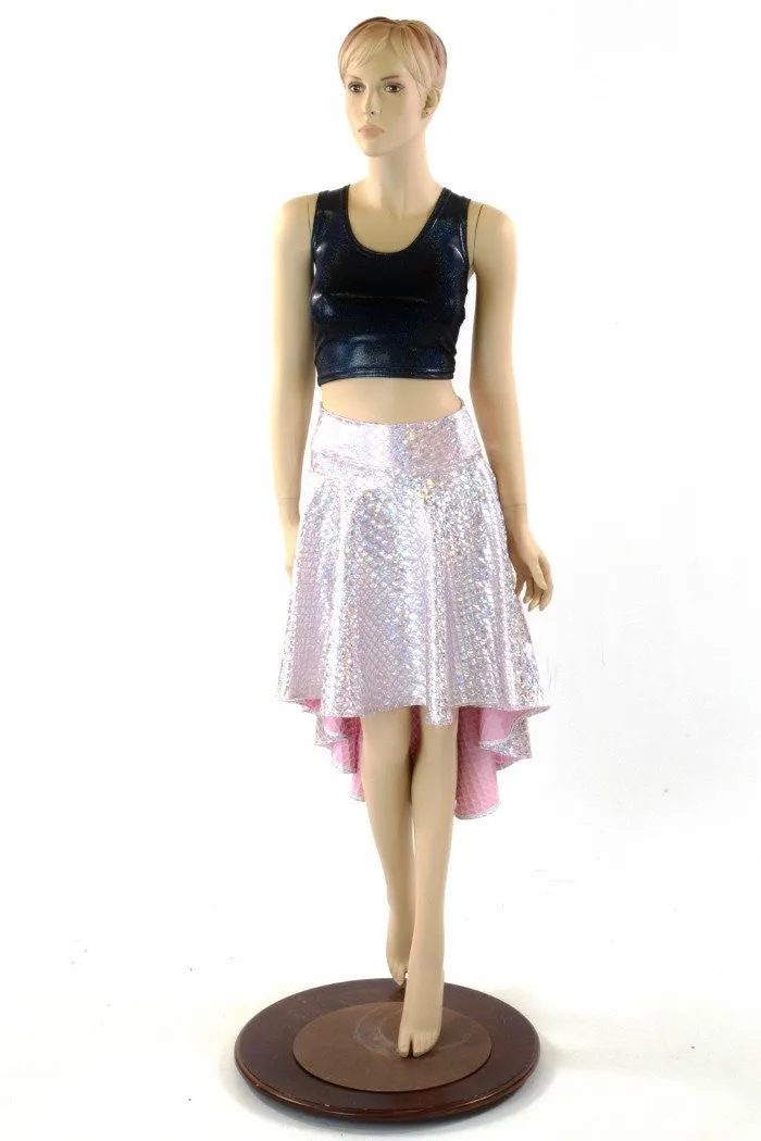 Pink Mermaid Hi-Lo Skirt