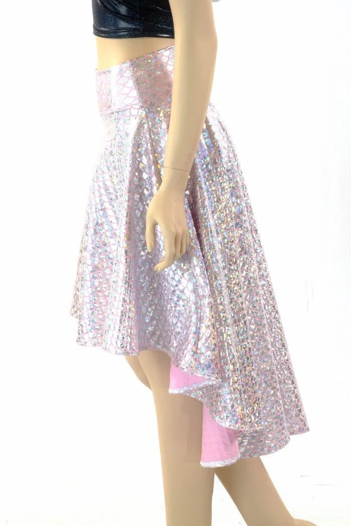 Pink Mermaid Hi-Lo Skirt