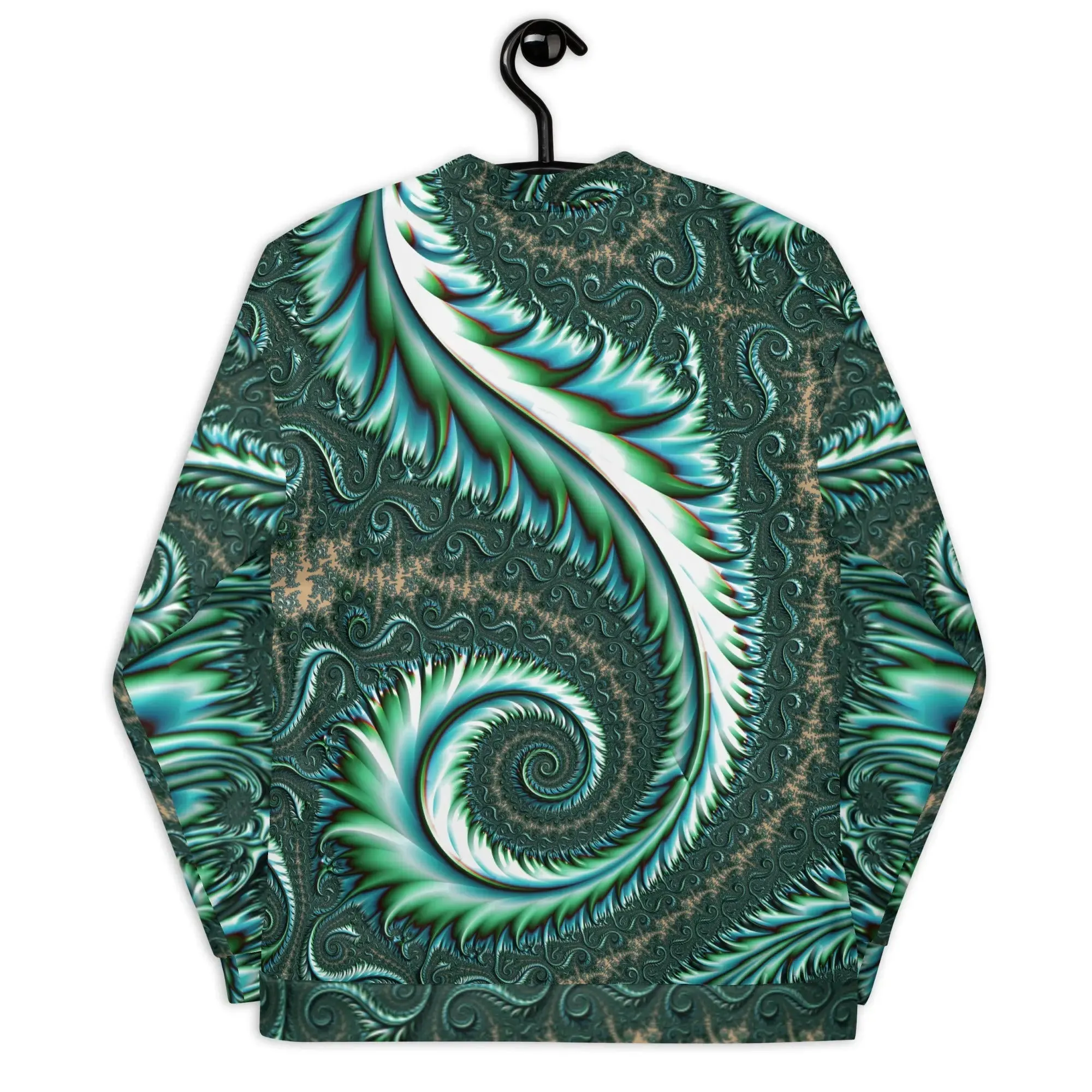 "Fractal Fern" Collection - Unisex Bomber Jacket