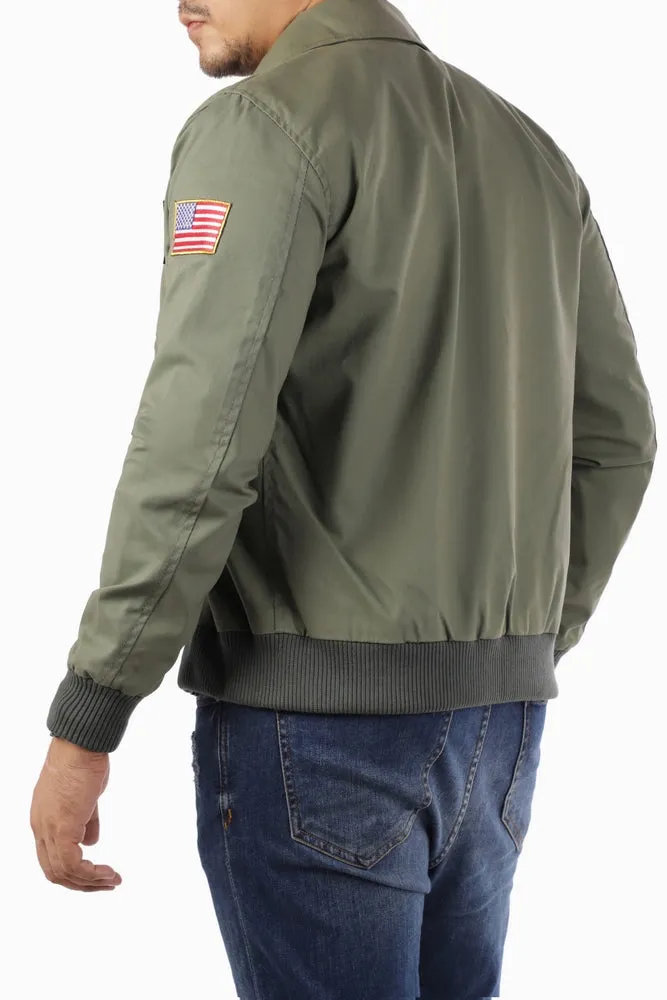 Tom Cruise Top Gun G1 Green Bomber Jacket