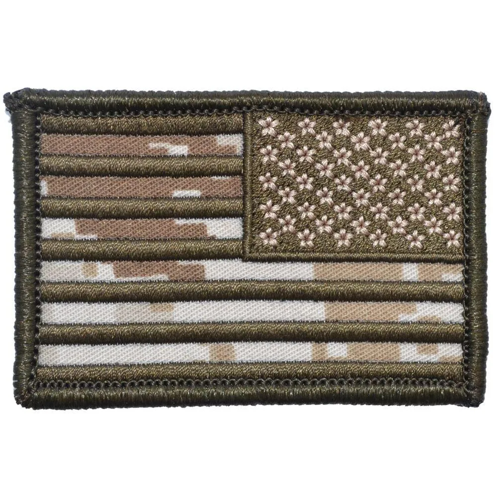 US Flag - 2x3 Patch - MARPAT Desert