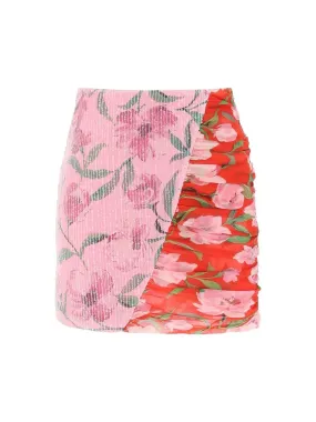 Wildeve Prism Floral Sequin Skirt